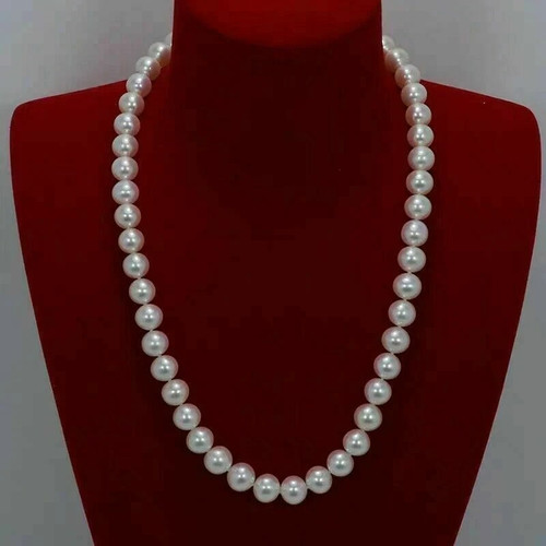 Collana perle bianche - bianche, 20"