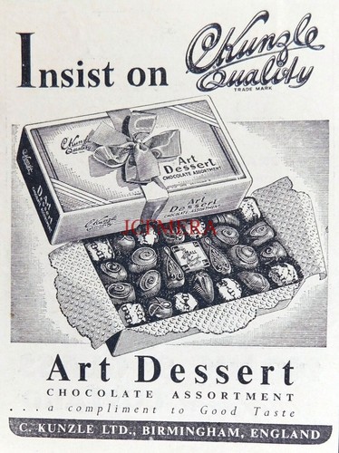 Kunzle art dessert chocolates - dessert,