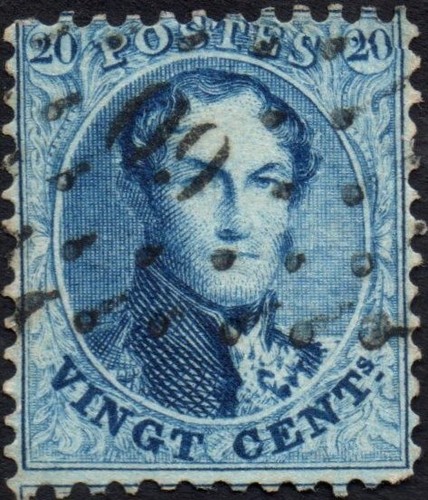 Belgio 1863 1865 15c - belgio,