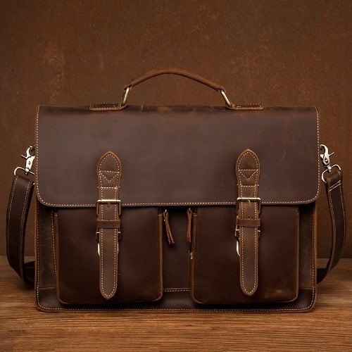 Borsa mano vintage pelle - borsa, in
