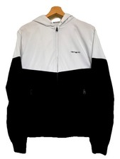 Felpa Carhartt con zip bianca