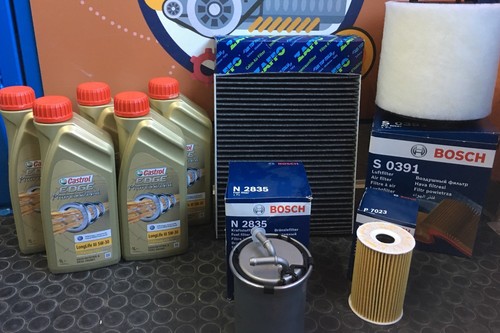 Kit tagliando filtri 5 - e,