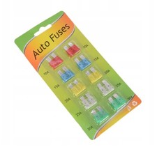 KIT 10 FUSIBILI AUTO da 10A a