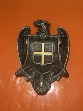 Posacenere Ottone Regno D’Italia Militaria Stemma Sabaudo Fascio Aquila 1920 Rar