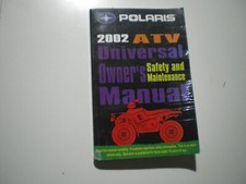 MANUALE USO E MANUTENIONE POLARIS ATV QUAD 2002
