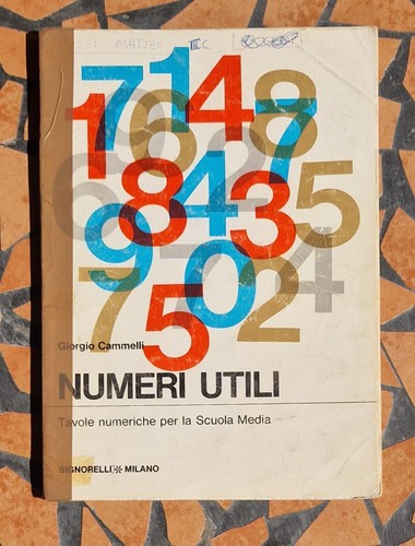 Numeri utili tavole - -,