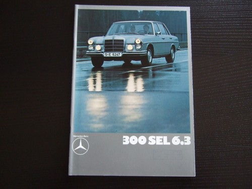 Mercedes depliant 300sel - depliant,