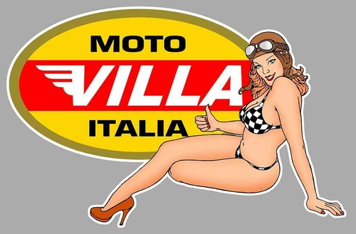Moto villa left - villa, pin