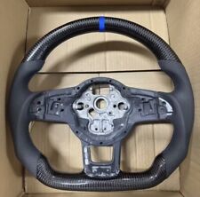 VOLANTE SPORTIVO TAGLIATO VW Golf 7/7.5 GTI GTD GTE R VW POLO GTI PELLE/CARBONIO