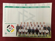 DFB-Orario A4-Calcio-2002 circa-Scuola-Prodotto Ufficiale-Orario-Appuntamento