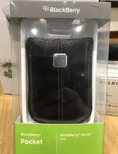 Blackberry Pocket Curve 9700/9300/8900/8520 custodia in pelle originale Regno Unito