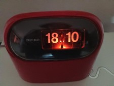 SEIKO SD571 Flip Clock Red