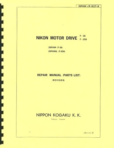 Nikon f 250 manuale - nikon, f-250