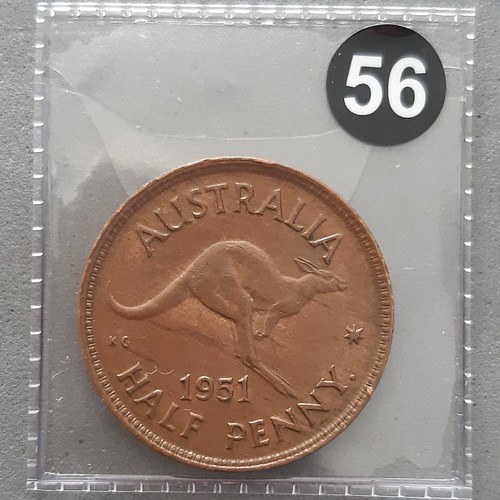 Australia half penny - "half, penny"