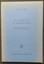 DAL SONETTO AL CANZONIERE
