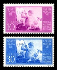 REPUBBLICA 1948 - Proclamazione della nuova Costituzione (MNH**)
