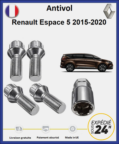 Ecrous antivol roues - ecrous,