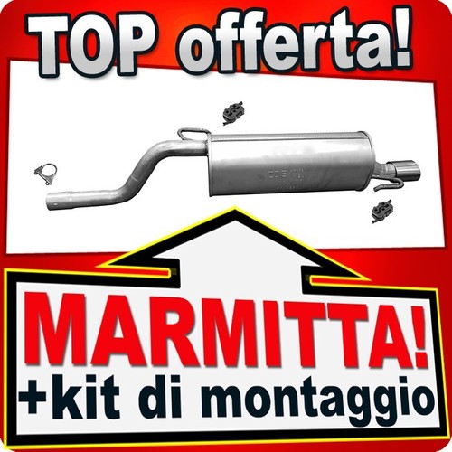 Silenziatore posteriore per - posteriore,