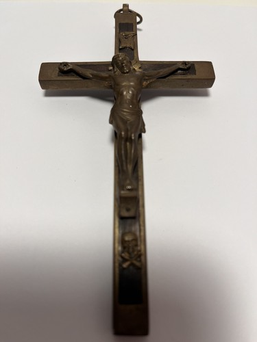 Antico crocifisso legno e - antico,
