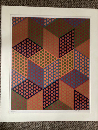 Victor vasarely serigrafia - vasarely,