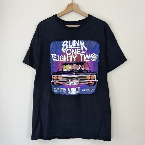 Shirt nera blink 182 rock - t-shirt,