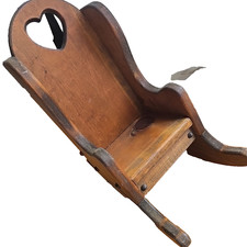 Sedia bambino vintage in legno