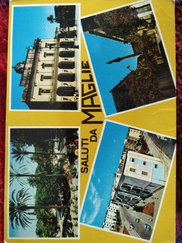 Cartolina vintage saluti - vintage, da