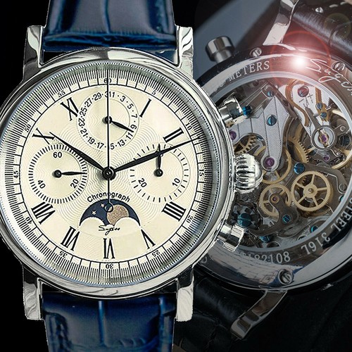 Orologio uomo sugess moonphase - orologio,