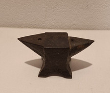 PRESSE PAPIER Fermacarte VINTAGE - ANTICA INCUDINE IN FERRO - MINIATURA FABBRO