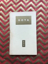 D. Formaggio, a cura di, Goya BMM Prima Edizione 1951 Con 117 Tavole