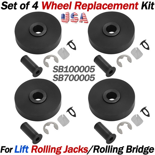 Wheel kit with clips - with,