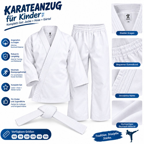 Tuta karate bambini - bambini,