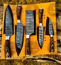 Set coltelli da chef damascati