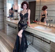 Vestito Abito Elegante Lungo