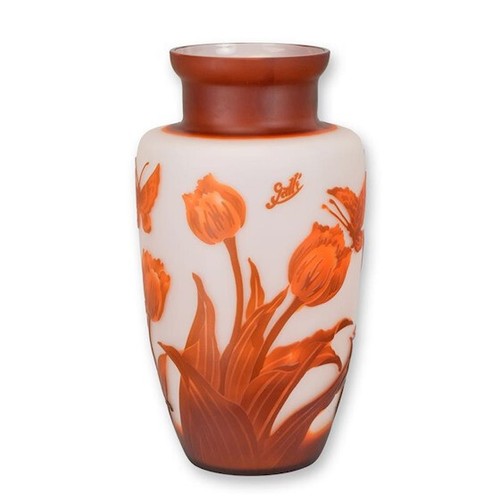 Vaso vetro cammeo - vaso, in