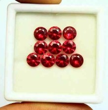 Blood Red Ruby Loose Round Cut