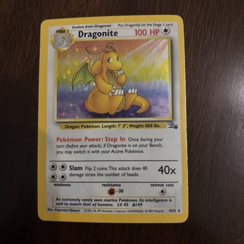 Dragonite fossil holo - dragonite, mp