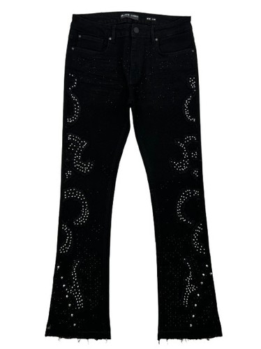Jeans uomo nero leggero