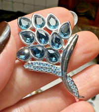 Spilla Bouquet Di Cigni