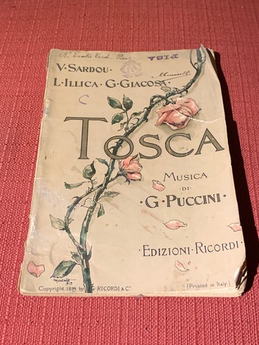 Puccini giacomo tosca - puccini, (1937)
