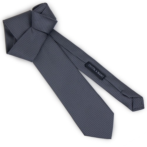 Cravatta blu uomo elegante