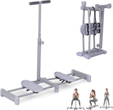 2 in 1 Allenatore per Gambe Pieghevole, Macchina da Sci Simulata, Trainer...