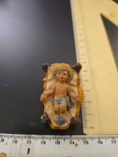 personaggi Gesù presepe vintage - made in Italy In Terracotta