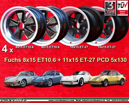 Set cerchi porsche 911 carrera - set,