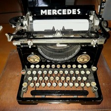 MERCEDES MODELL 3 MACCHINA PER SCRIVERE TEDESCA DEL 1915 OLD & RARE TYPEWRITER