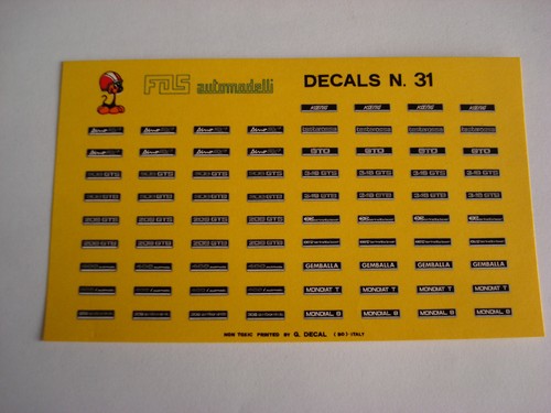 Decal targhe koenig - decal,