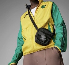 NUOVA GIACCA DA CALCIO UOMO ADIDAS JAMAICA JFF REVERSIBILE ~TAGLIA LARGE IW2929