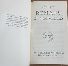 Mérimée romans et - romans,