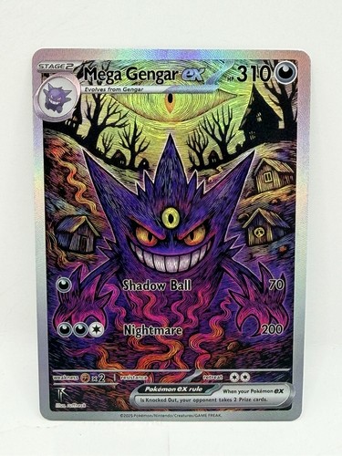 Carta pokemon mega - pokemon, gengar