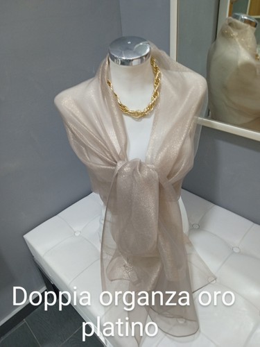 Stola coprispalle oro platino - coprispalle,